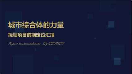 抚顺市房地产市场商业市场分析暨综合体项目定位策划思路